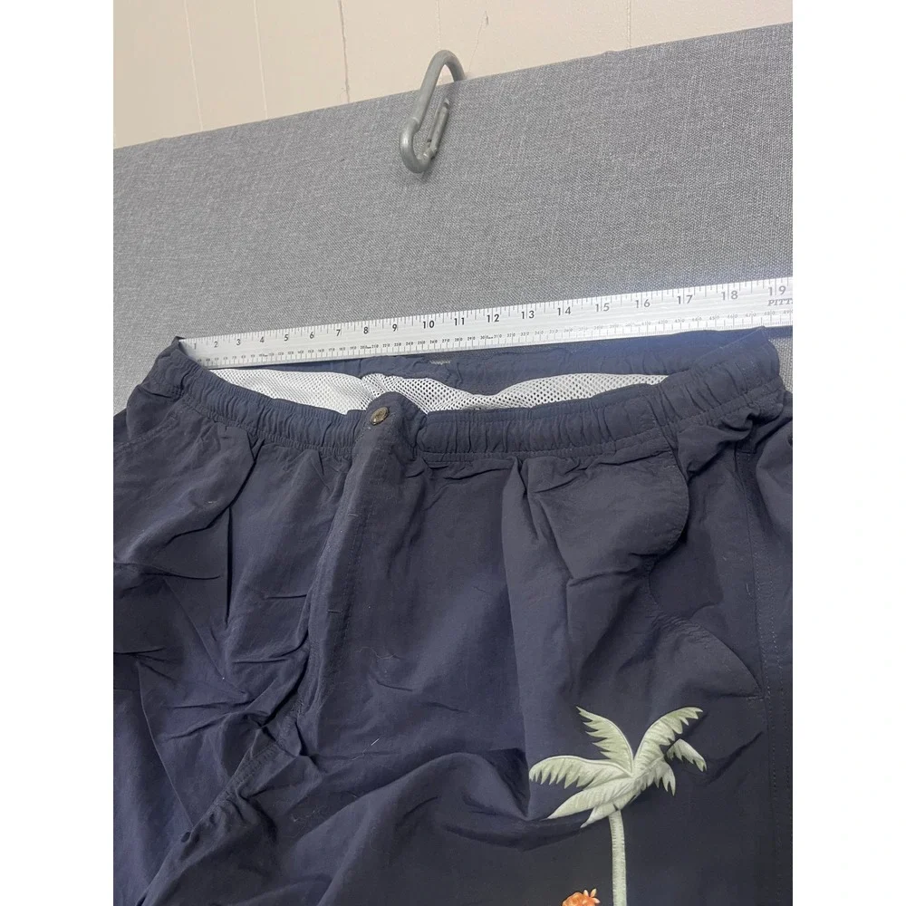Tommy Bahama Mens XL Black Hula Girl Pinup Swim Trunks Board Shorts Nylon